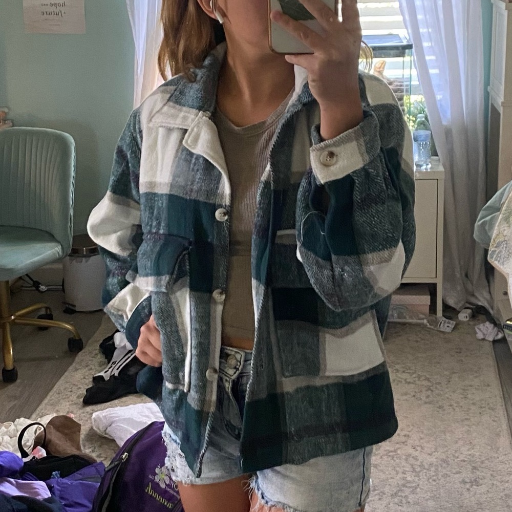 Oversize Flannel Jacket